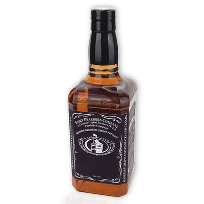 Bottle Embedment/Award/Paperweight (3 1/8"x 3 1/8"x 9 3/4")