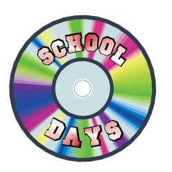 School Days Disc Executive Magnet w/ Full Magnetic Back (10")