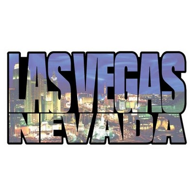 LV City Scape Promotional Magnet w/ Strip Magnet (10 Square Inch)