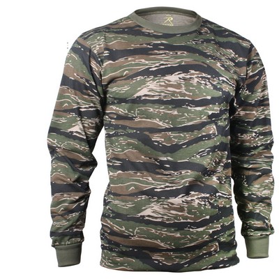 Tiger Stripe Camouflage Long Sleeve T-Shirt (S to XL)