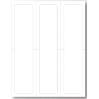 Blank Paper-Bak™ LASER-FORMS™ (3 Up Per Sheet 2¼"x11")