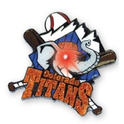 1 1/4" Die Struck Iron Blinking Lapel Pin