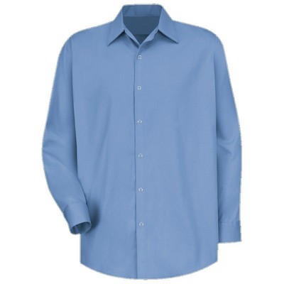 Red Kap™ Men's Long Sleeve Cotton Work Shirt - Light Blue