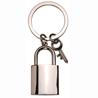 Charm Key & Lock Key Chain