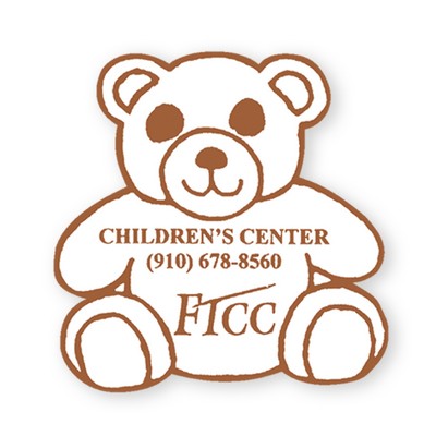 Teddy Bear Shape Vinyl Magnet - 30mil