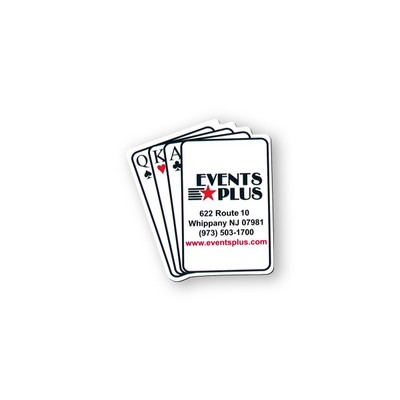 7 to 7.9 Square Inch Custom Shape Vinyl Magnet - 30mil