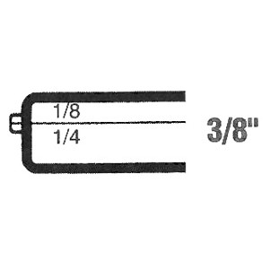 Rigid Clear Hinged Plastic Box (2"x1 1/8"x3/8")