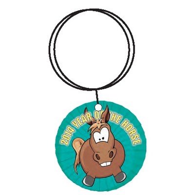 2014 Year of the Horse Executive Key Chain w/Mirrored Back (12 Square Inch)