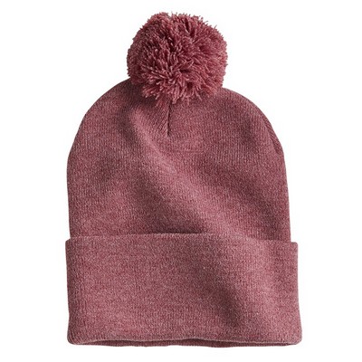 Sportsmanª Pom Pom Knit Beanie (Blank)