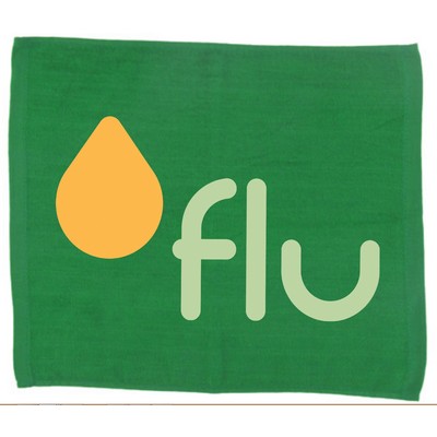 Velour Finish Sport Towel (1-color imprint) - Kelly Green