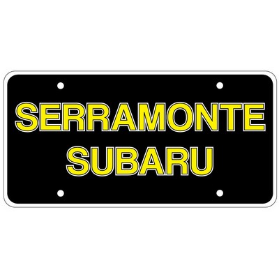 0.23 Mil White Polyethylene Plastic License Plate Inserts