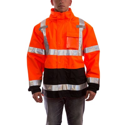 Icon™ Fluorescent Orange Red/Silver/Black Jacket