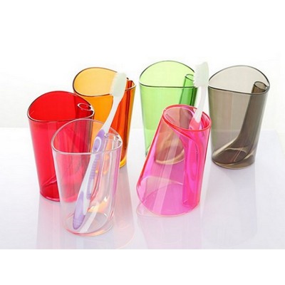 Promotional 2" 1 Tooth Cup w/ Toothbrush Holder.