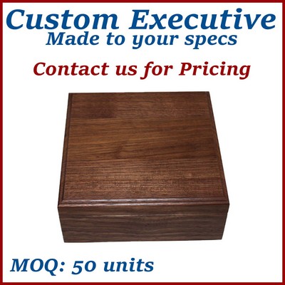 Custom Executive Presentation Wooden Box / Presentation Case - Made to Order