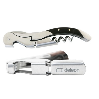 Donatello Waiter's Corkscrew w/Ebony Black Handle