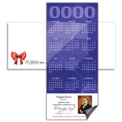 Magnetic Calendar with Envelope - Dark Blue`