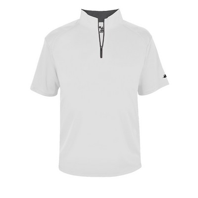 Badger Sport B-Core 1/4 Zip Short Sleeve Pullover