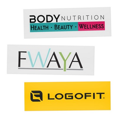 3" x 9" Rectangle Sticker