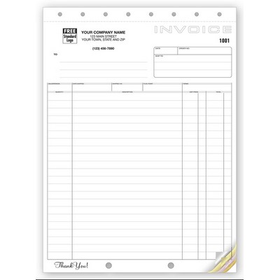 Shipping Invoices Forms - Large (2 Part)