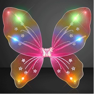 Rainbow LED Fairy Wings - BLANK