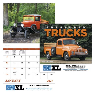Good Value™ Treasured Trucks - Stapled Calendar