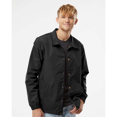 Independent Trading Co.® Men's Water-Resistant Windbreaker Coach's Jacket