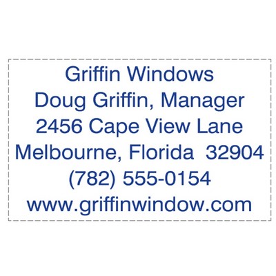 Xstamper® N28 Stamp - 2.5" x 3.875" Impression