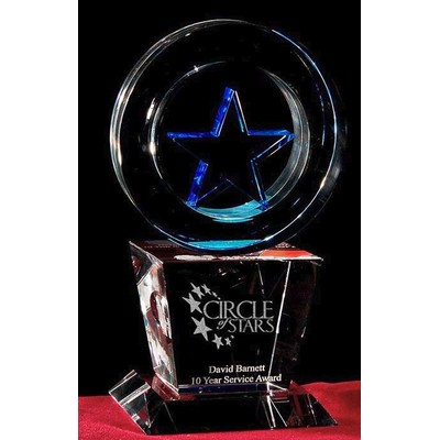 3D Circle of Stars Award (8 1/2")