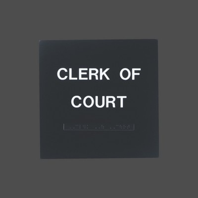 Plastic ADA Wall Sign (8"x8")