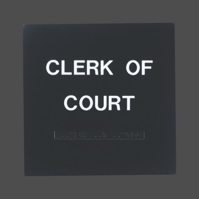 Plastic ADA Wall Sign (10"x10")