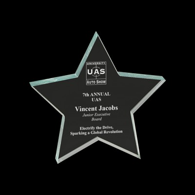 Clear Star Acrylic Paperweight (5"x5")