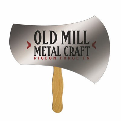 Axe Hatchet Hand Fan