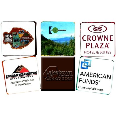 0.32 Oz. Mini Square Photo Chocolate Bar