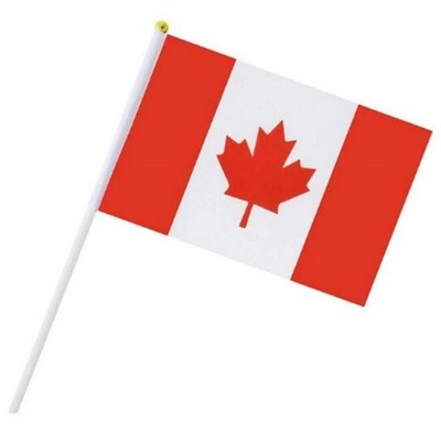 Canada Hand Wave Stick Flag (6" x 4")