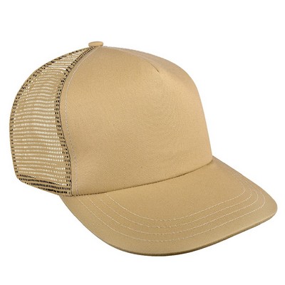 Solid Meshback Hook & Loop Trucker Cap