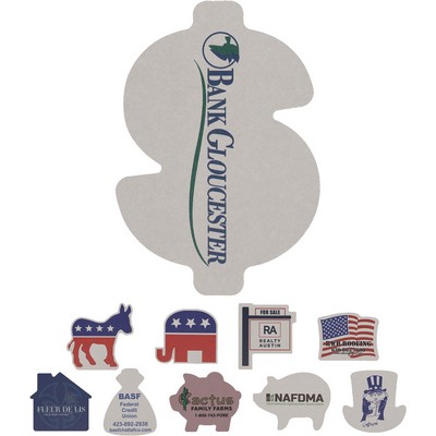 35 pt Stock Shape Pulpboard Coasters - Shape Category: Political