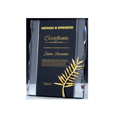 Premium Crystal Achievement Trophy