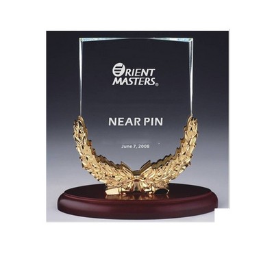 Premium Crystal Achievement Trophy