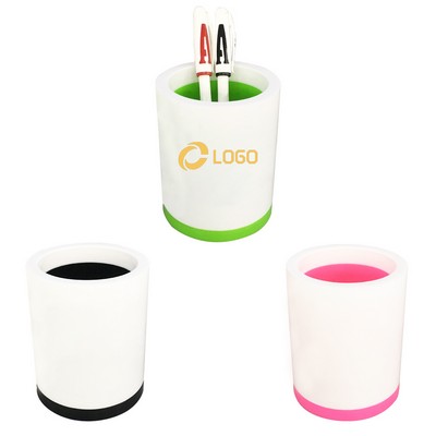 Two-Tone Plastic Pen Holder