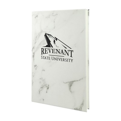 5¼" x 8¼" Marble Leatherette Journal