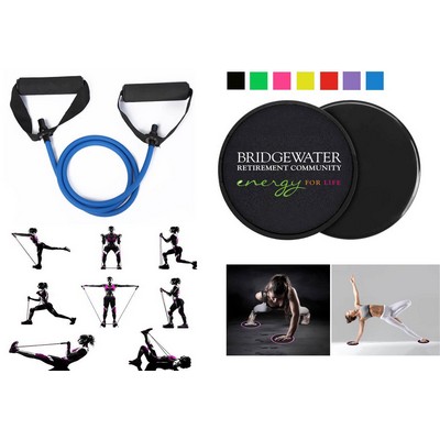 iBank ® Exercise Band + Fitness Sliders