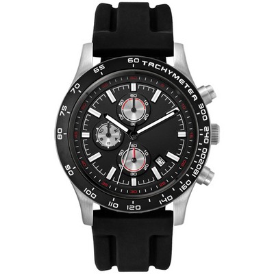 SELECT MS840 Series Tachymeter Watch - PU Strap