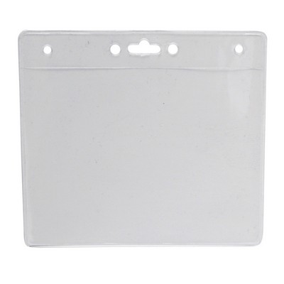 Vinyl Badge Holder Pouch