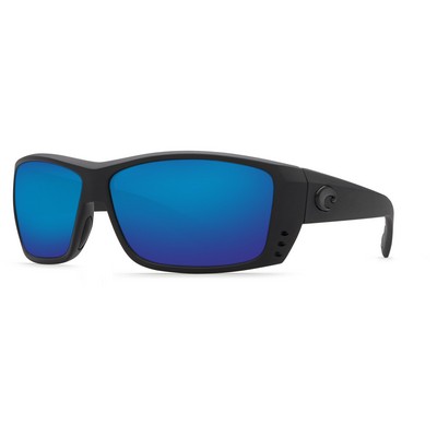 Costa Del Mar® Cat Cay Polarized Sunglasses w/Blackout Frames/Blue Mirror Lenses