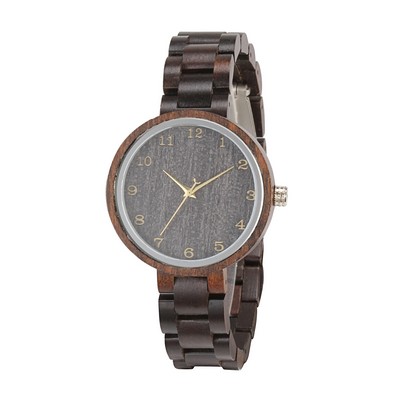 Ebony Wood Watch