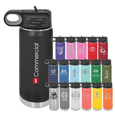 PolarFlask - 20 oz. Polar Camel Water Bottle - Vacuum Insulated - Powder Coated Color Finish