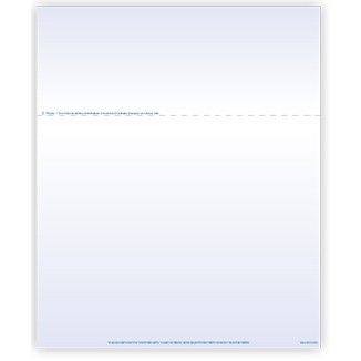 Laser Rx Paper Forms w/ Horizontal & Vertical Perforation & Black Imprint