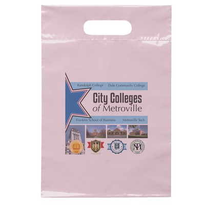 Die Cut Handle Bag - Dynamic Color (9 1/2" x 14")