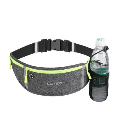 Running Belt with Water Bottle Holder