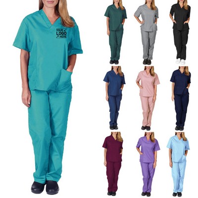 Uniforms Scrubs Set Top and Pant